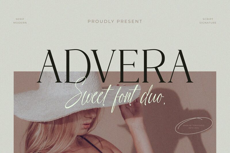 Advera Schriftart