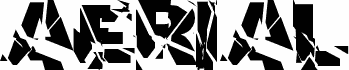 Preview of the aerial demented font