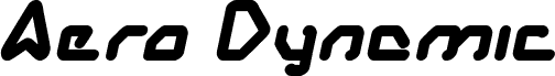 معاينة خط Aero Dynamic Italic