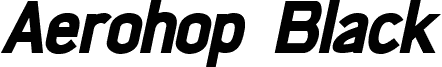 AerohopBlack-Italic