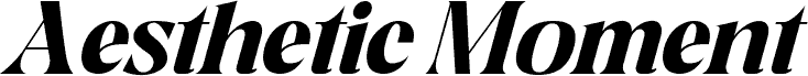 Aesthetic Moment Italic