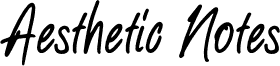 AestheticNotes-Demo