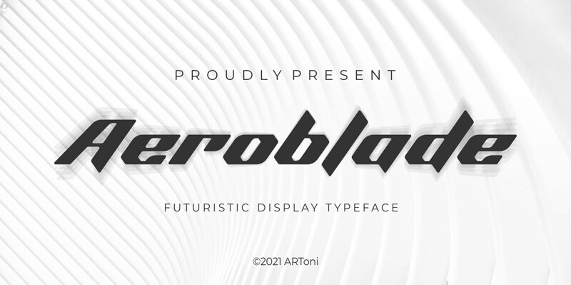 Aeroblade Font