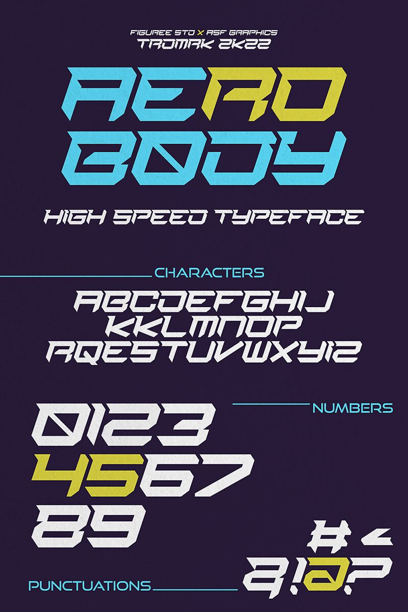 Aerobody Schriftart