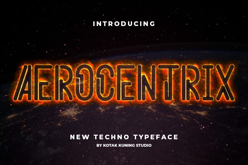 Aerocentrix Czcionka