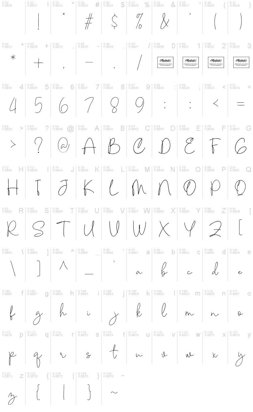 aesthetic-font