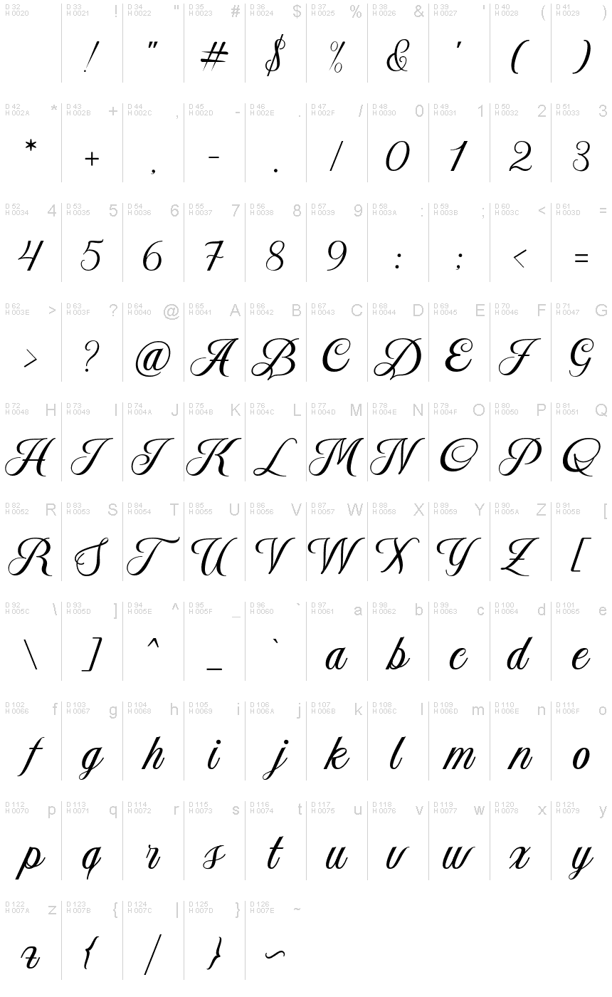 Aetrina Free Script Regular font
