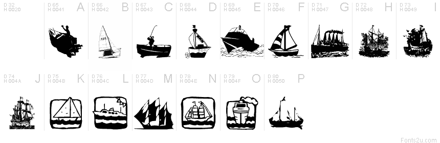 AEZ boats font | Fonts2u.com