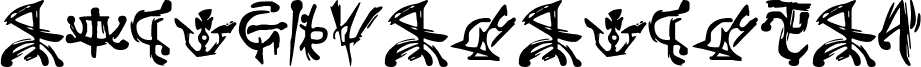 Preview of the AFonteParanormal Regular font