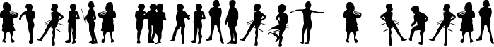 Preview of the Afrika Children A Rural font