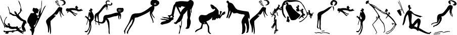 Preview of the AfriqueDrawings font