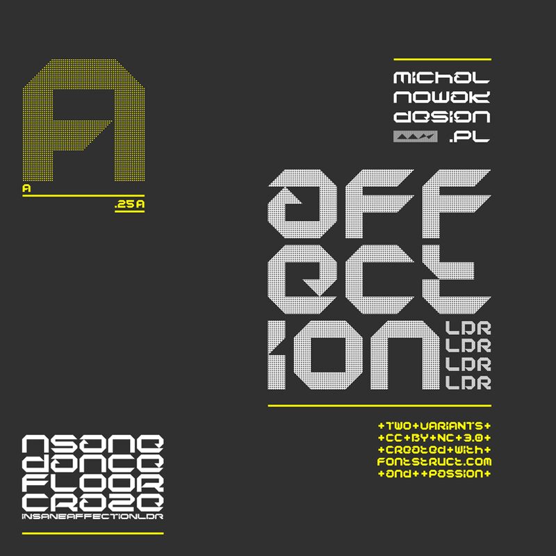 Affection LDR Druh písma