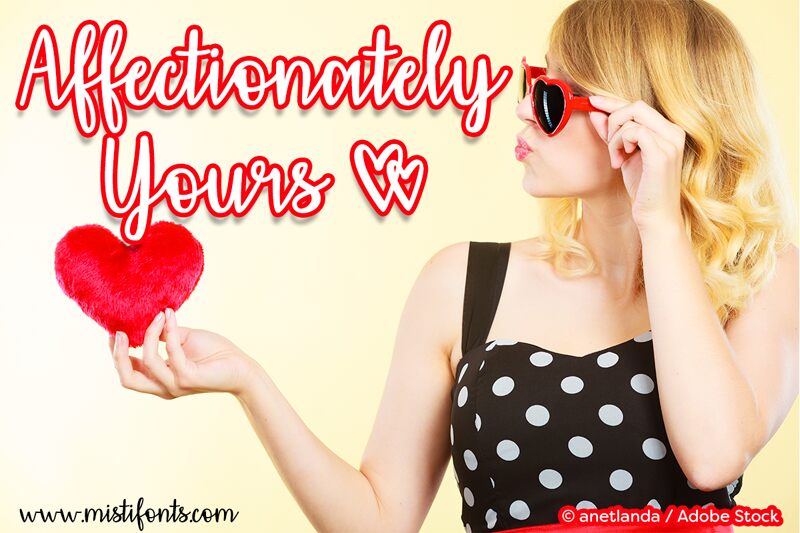 Affectionately Yours Schriftart