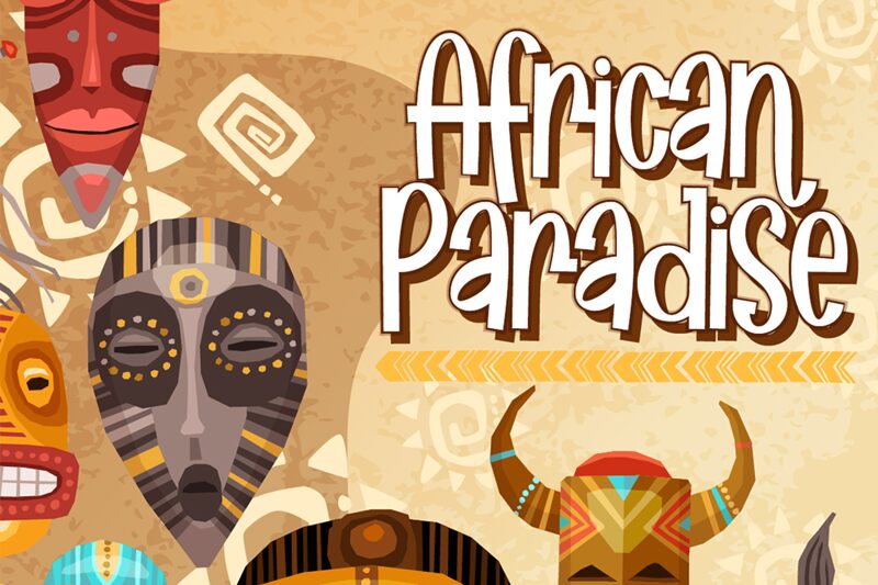 African Paradise Czcionka