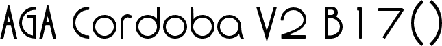 AGA Cordoba V2 B17()