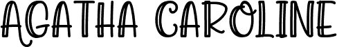 Agatha Caroline Outlined