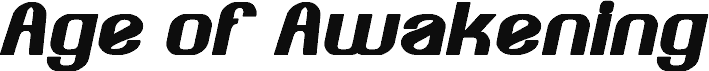 Preview of the Age of Awakening Bold Italic font