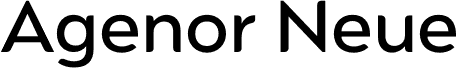 Agenor Neue Regular