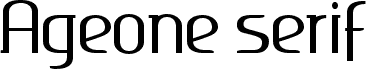 Ageone serif