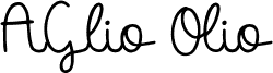 AGlio Olio