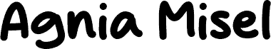 Agnia Misel Schriftart