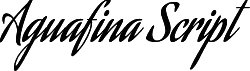 Aguafina Script Regular