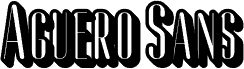 Preview of the Aguero Sans Rounded 3D Demo rud font