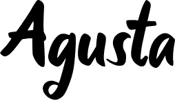 Agusta font