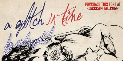 A Glitch In Time Carattere