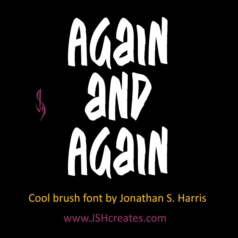 Again and Again Czcionka