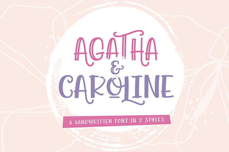 Agatha Caroline Schriftart