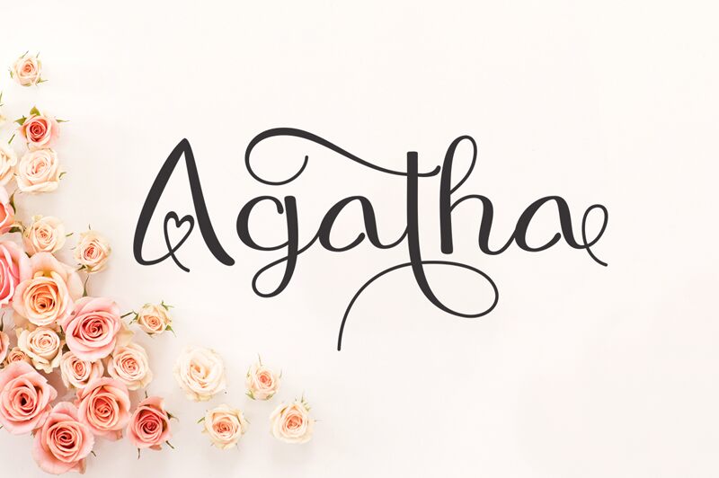 Agatha Czcionka