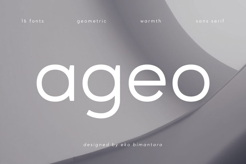 Ageo Czcionka