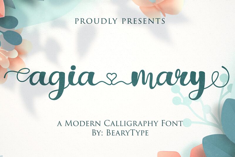 agiamary フォント