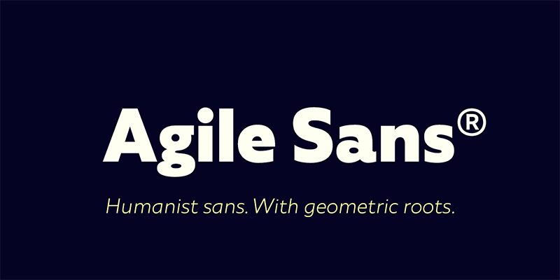 Agile Sans Schriftart