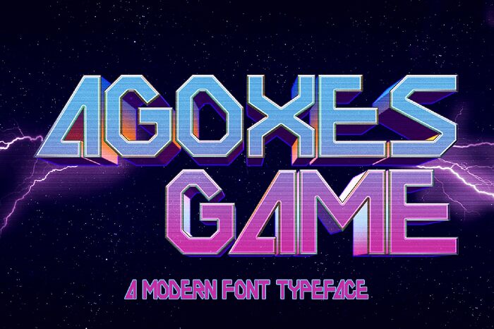 AGOXES GAME Font