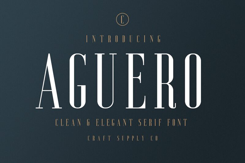Aguero Serif Carattere