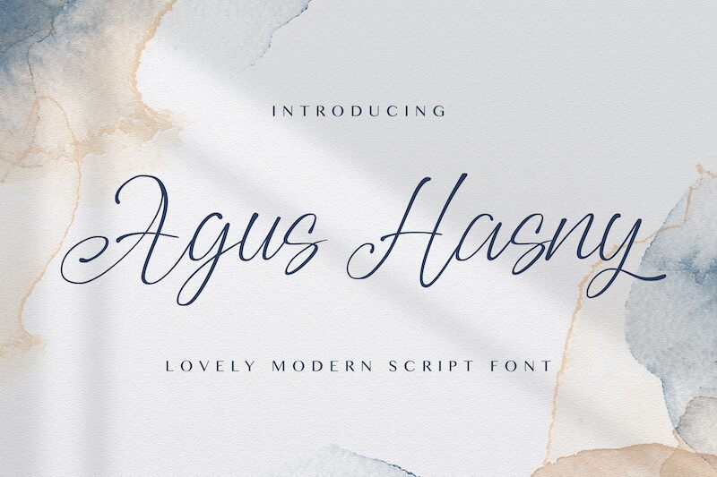 Agus Hasny フォント