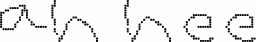 ah hee Regularフォントのプレビュー