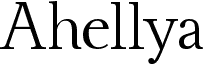 Ahellya