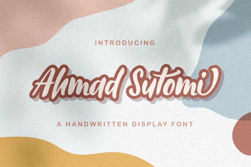 Ahmad Sutomi フォント