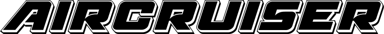 Podgląd czcionki Aircruiser Punch Italic