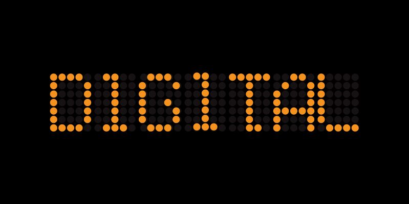 AI pointe Schriftart