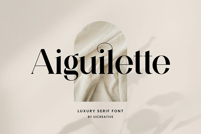 Aiguilette 字体