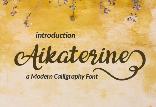 Aikaterine Schriftart