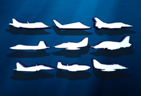 Air Force II Solid Czcionka