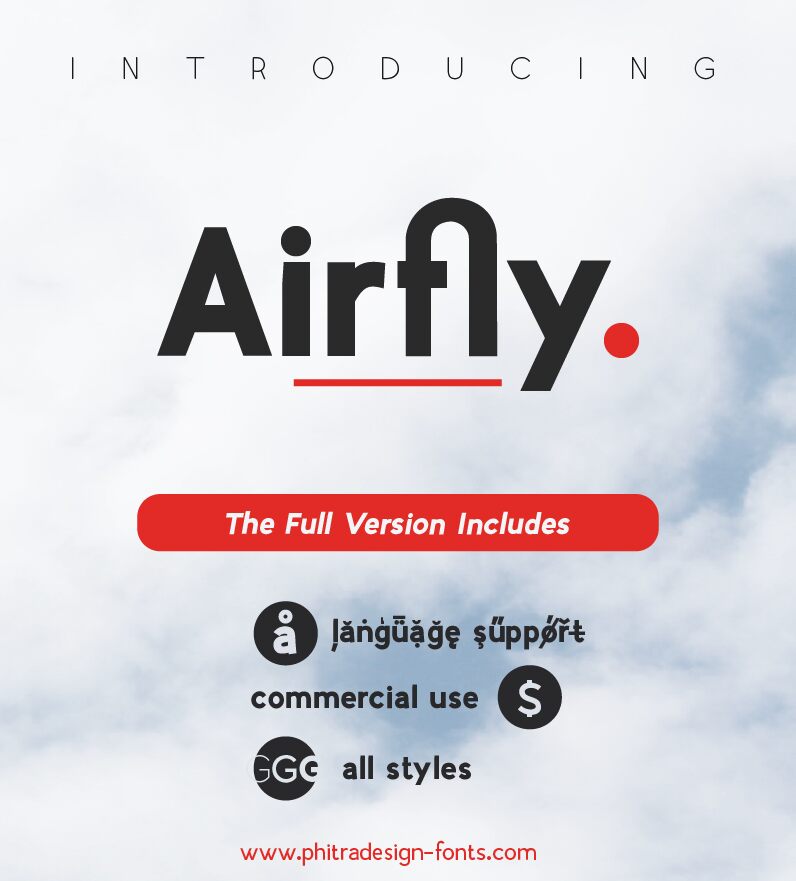 Airfly Czcionka