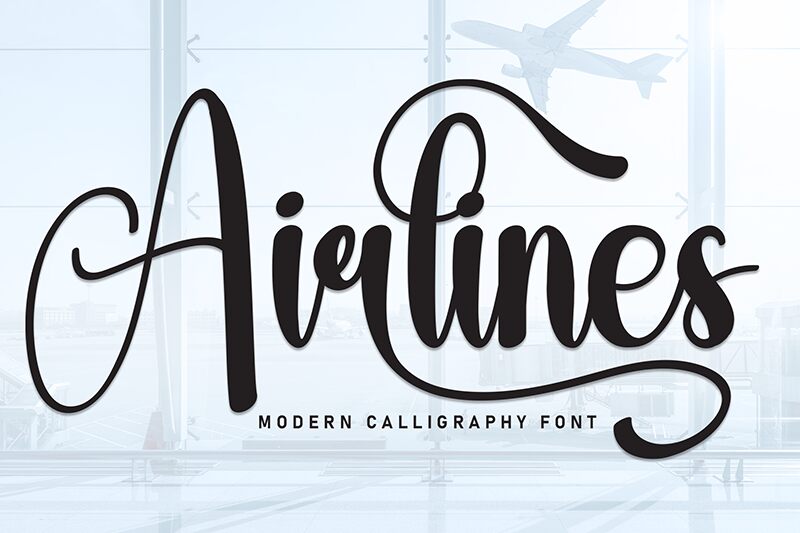 Airlines Schriftart