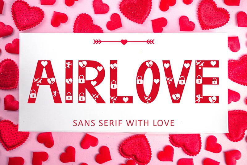 AIRLOVE Czcionka