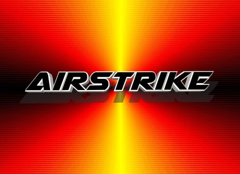 Airstrike Czcionka